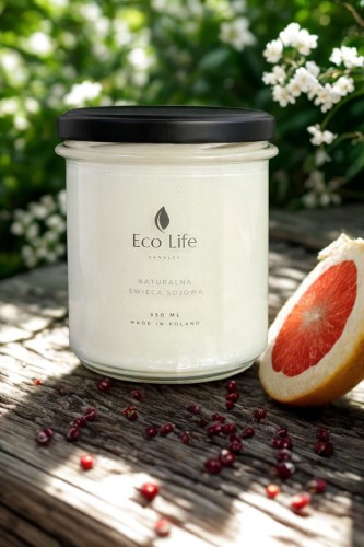 Naturalna świeca sojowa - Cytrusowa